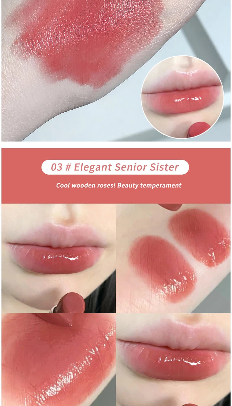 When light, soft and smooth lipstick hydrates moisturizing and white, not easy to stick to the cup