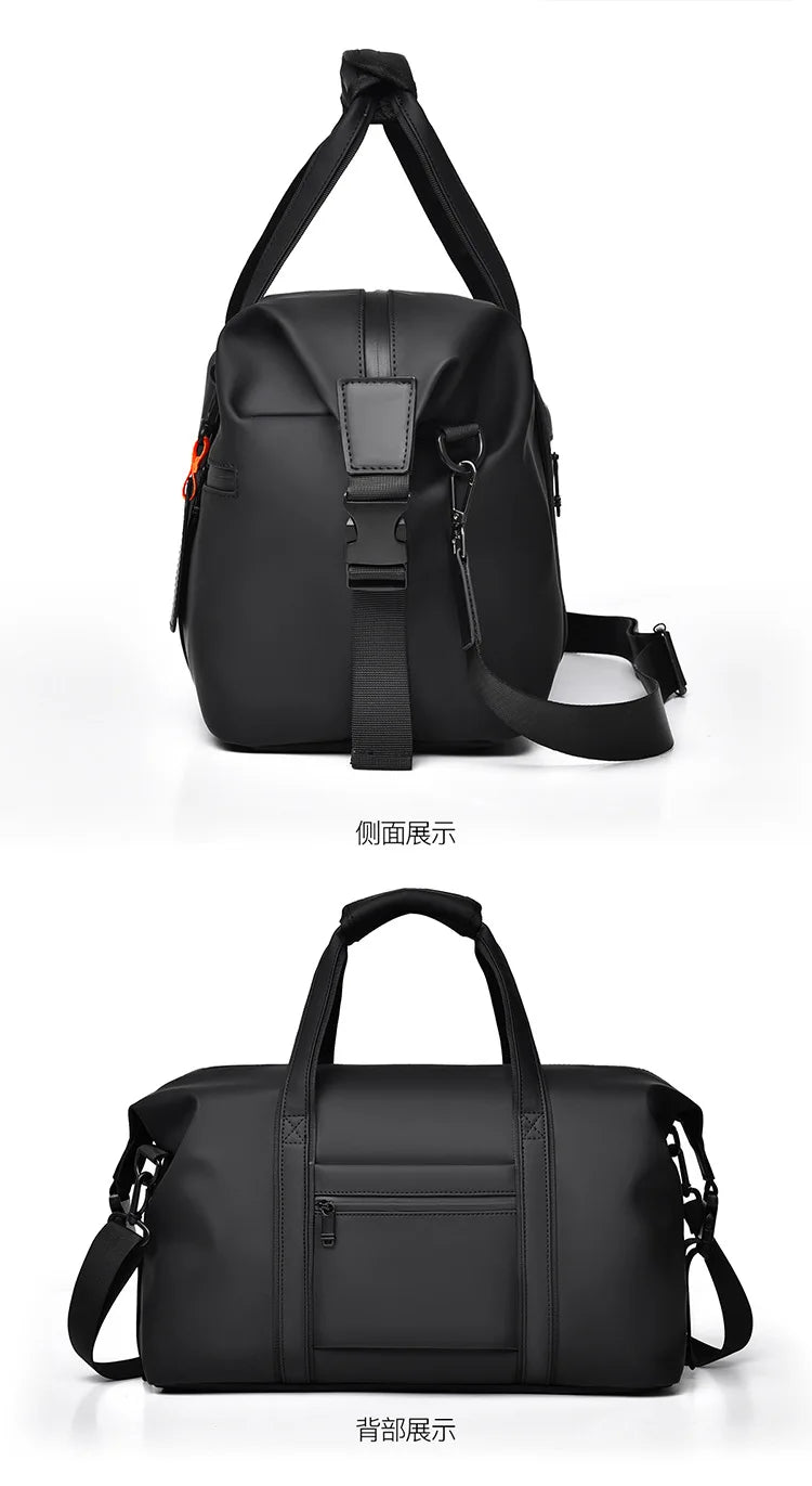 New Cross-border Large Capacity Men's Business Travel Tote for Commuting, Water-resistant Gym Bag for Sports and Fitness