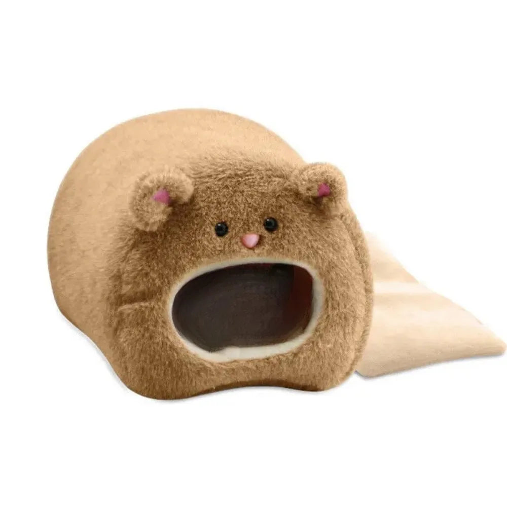 Hamster Soft Warm Bed Rat Hammock Squirrel Winter Pet Toy Hamster Cage House Hanging Nest,Mat House Bed Animal Mice Rat Nest