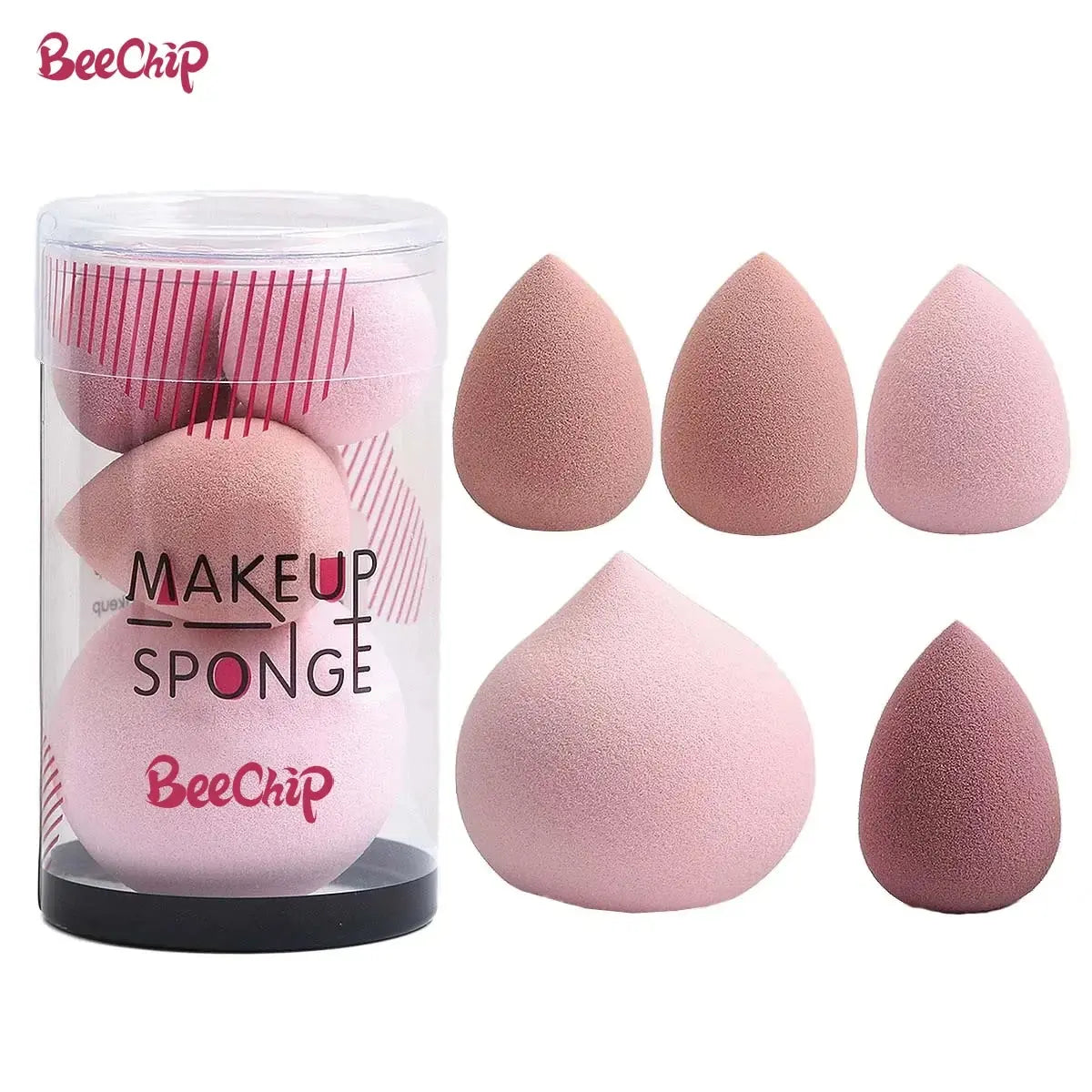 Mini Cosmetic Egg 5 PCs Wet and Dry Dual Use Foam Large Powder Puff Makeup Tools Makeup Blender