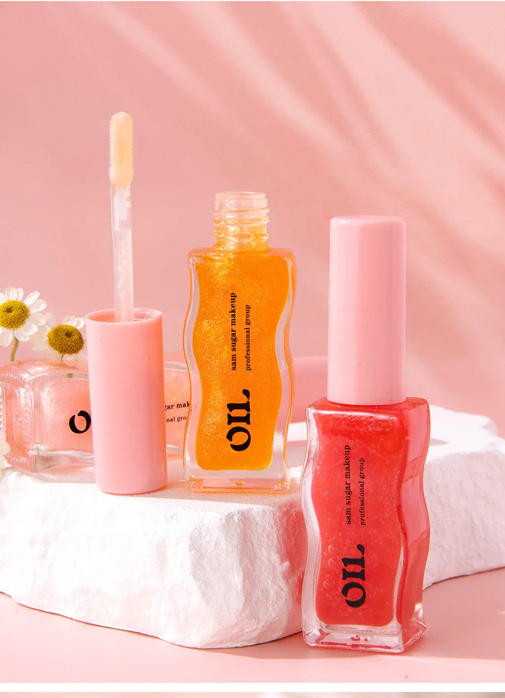 Sheer Pearlescent Mirror Lip Gloss Liquid Lipstick Fruit Honey Infused Lip Oil Reduce Lip Lines Moisturizing Lip Balm Cosmetics
