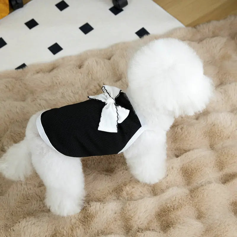Pet Suspenders Dog Vest Summer Thin Dog Clothes for Small Dogs Kitten Puppy Apparel Chihuahua Bulldog Bichon Girls Dog Costume