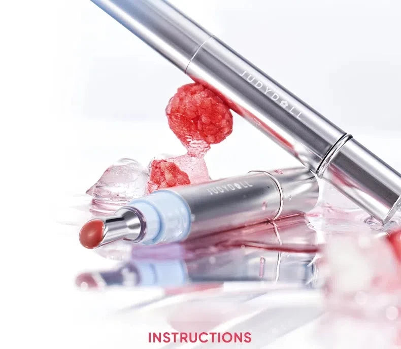 Judydoll Ice Diamond Essence Lip Gloss Oil Mirror Water Light Lip Tint Fading Lip Lines Lipstick Moisturizer Lip Plumping Makeup