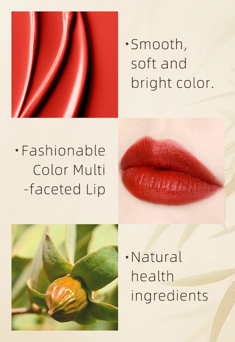 CATKIN Summer Palace Lipsticks Semi-Matte Lipstick Long Lasting for 24H，Lightweight Soft and Ultra Hydrating Lipsticks