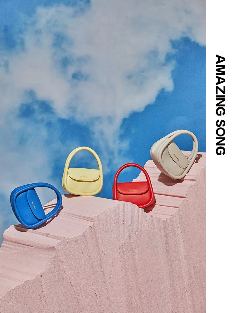 Amazing Song Soft Bag Medium Size Soft Bag Family Lipstick Bag Messenger leather cute bag