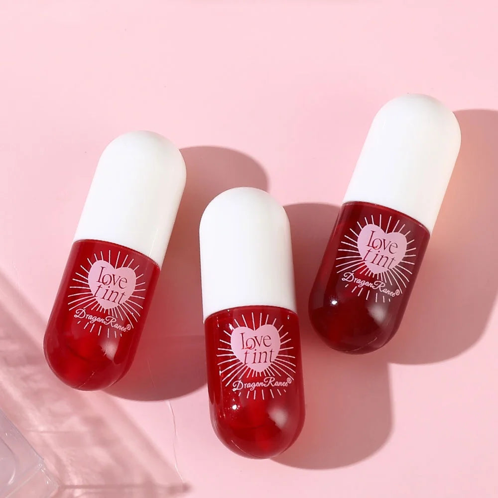 Mirror Lipstick, Water-Dyed Lip Liquid, Lip Glaze, Water-Glossy Mirror Glass Lipstick, Long-Lasting, Not Easy to Stick to the Cup, Lip Glaze, Light and Compact Lip Glaze