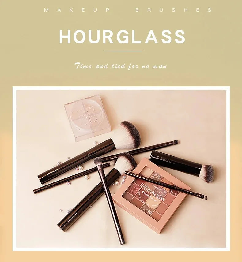 Hourglass Brushes Makeup Brushes Powder Foundation Concealer Blusher Bronzer Lip Brush Eyeliner Eye Shadow Eyebrow Eyelash Brush
