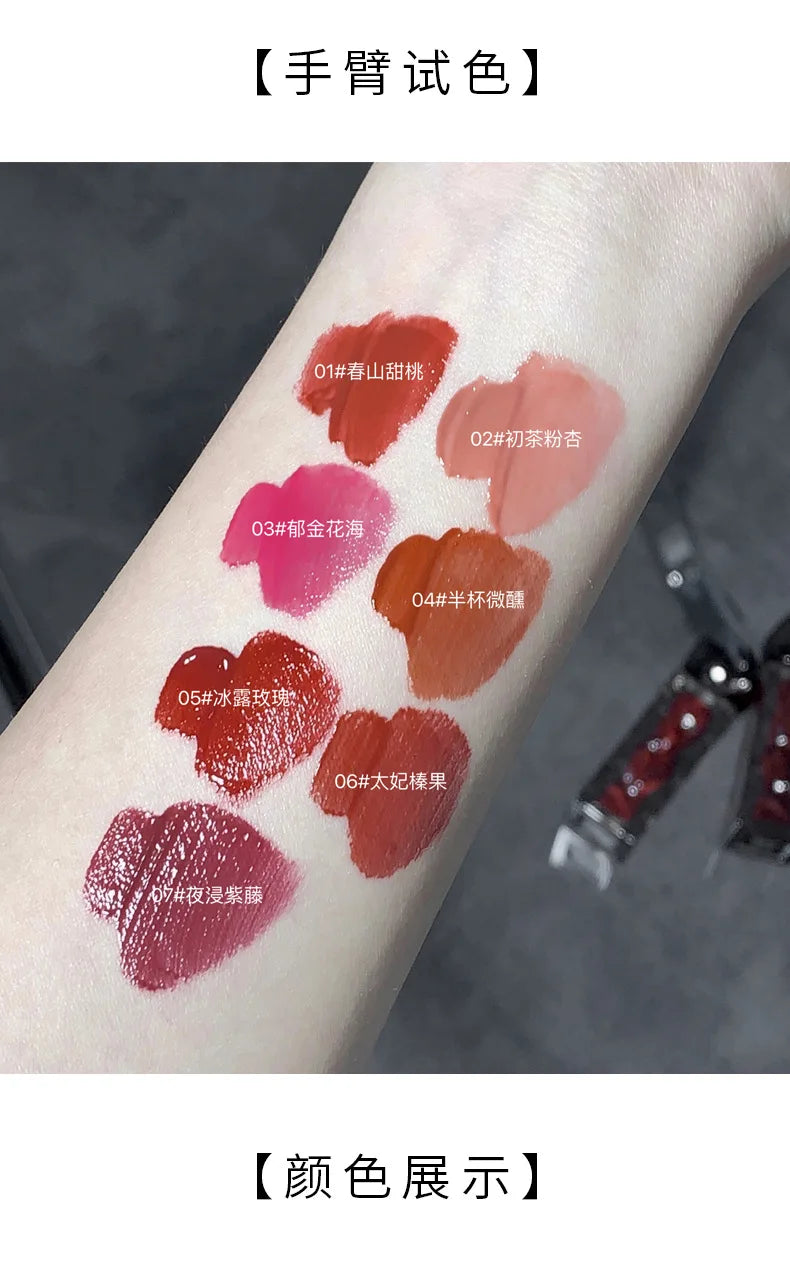 Glacier Melt Lip Gloss Moisturizing Hydrating Water Glossy Mirror Finish Plumping Lip Color Non Sticky Cup Proof Lipstick