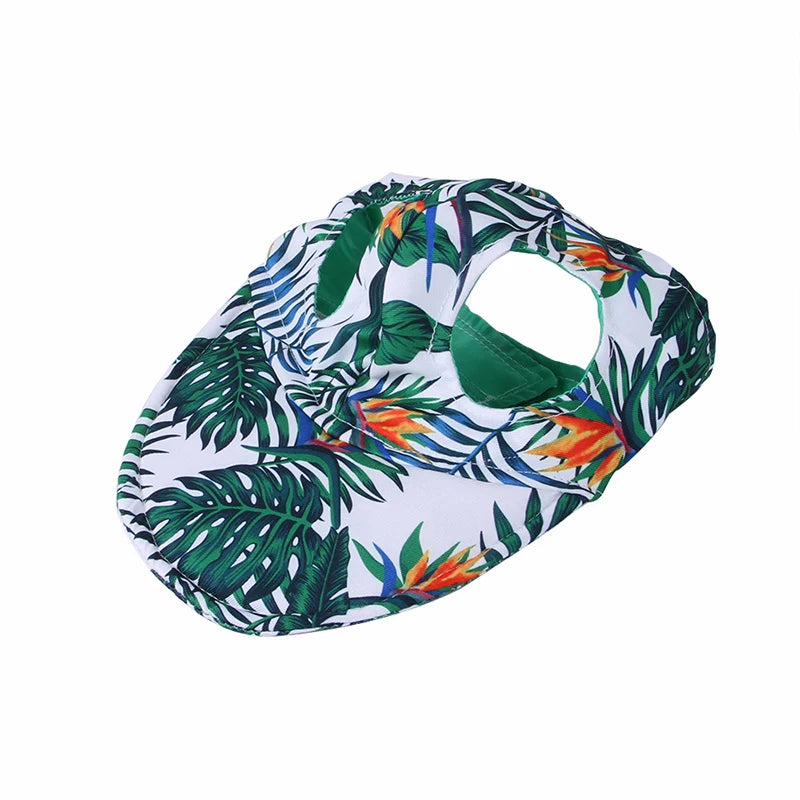 Summer Pet Baseball Cap Pet Hat With Ear Holes Sunscreen Dog Cap For Large Medium Small Dogs Outdoor Hiking Hat Pet Accessories