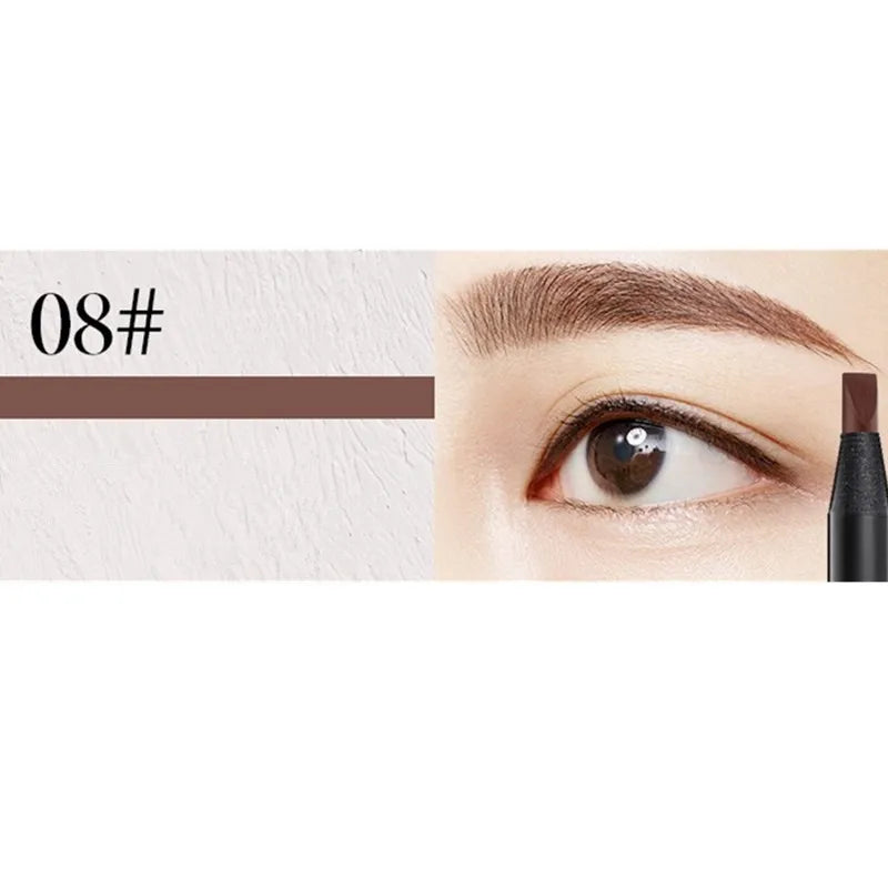 Hard Core Pull Line Fog Eyebrow Pencil Permanent Makeup White Eyeliner Waterproof Natural Long-lasting For Makeup Artists