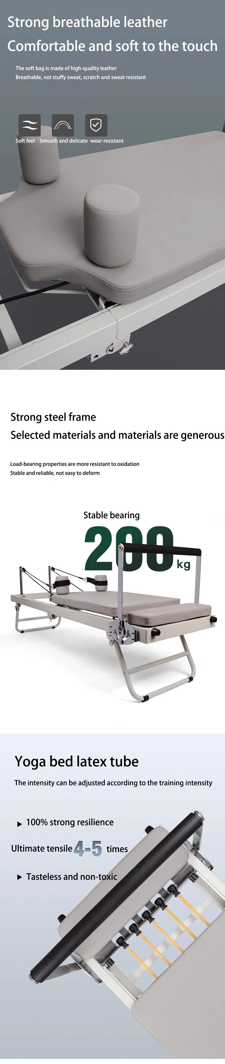 Pilates core bed Yoga trainer multifunction collapsible Fitness equipment gym Exercise plasticity  pilates reformer machine