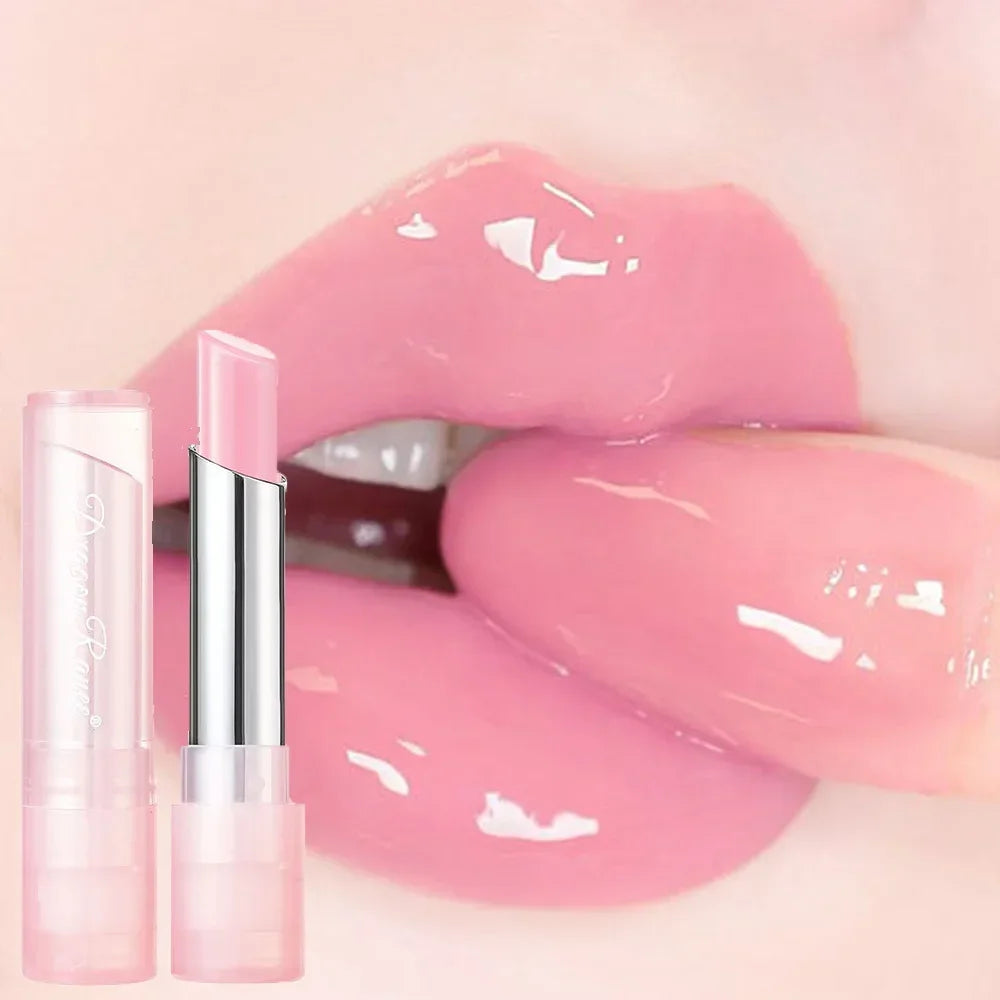 New Temperature Change Lipstick Jelly Color Change Lip Balm Moisturizing Not Easy To Fade Lovely Pink Colored Lipstick Lips Care