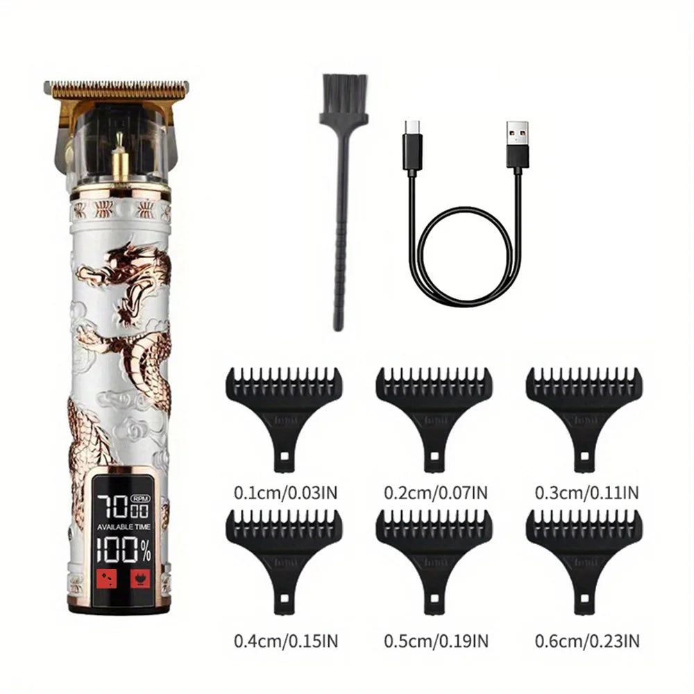 Hair Clipper For Hair Cutting, Rechargeable Beard Shaver, Professional Electric Hair Clipper For Men Hairdresser
