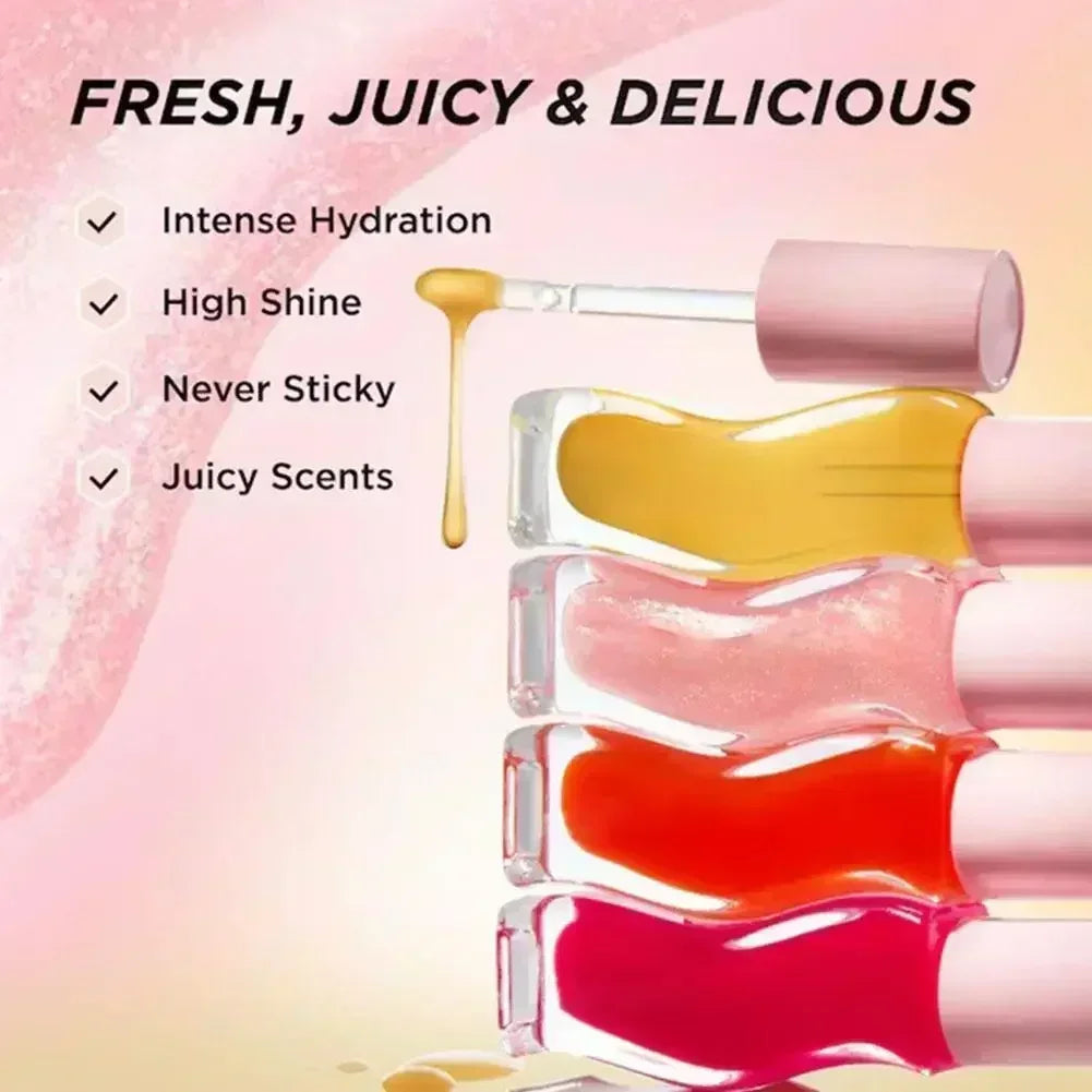 Fruit Honey Lipstick Long Lasting Moisturizing Lip Makeup Plump Lip Essence Remove Dead Skin Lip Easy To Carry Makeup Lip Oil