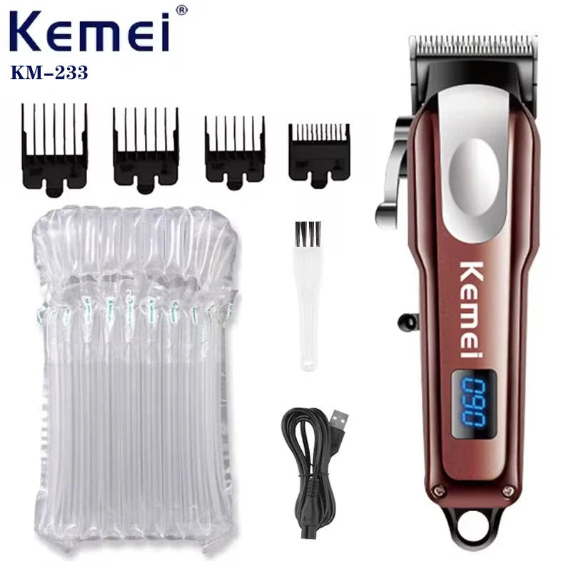 Kemei Small Hair Clipper For Men Mini Beard Hair Trimmer Professional Hair Cutting Machine Electric Haircut Rechargeable