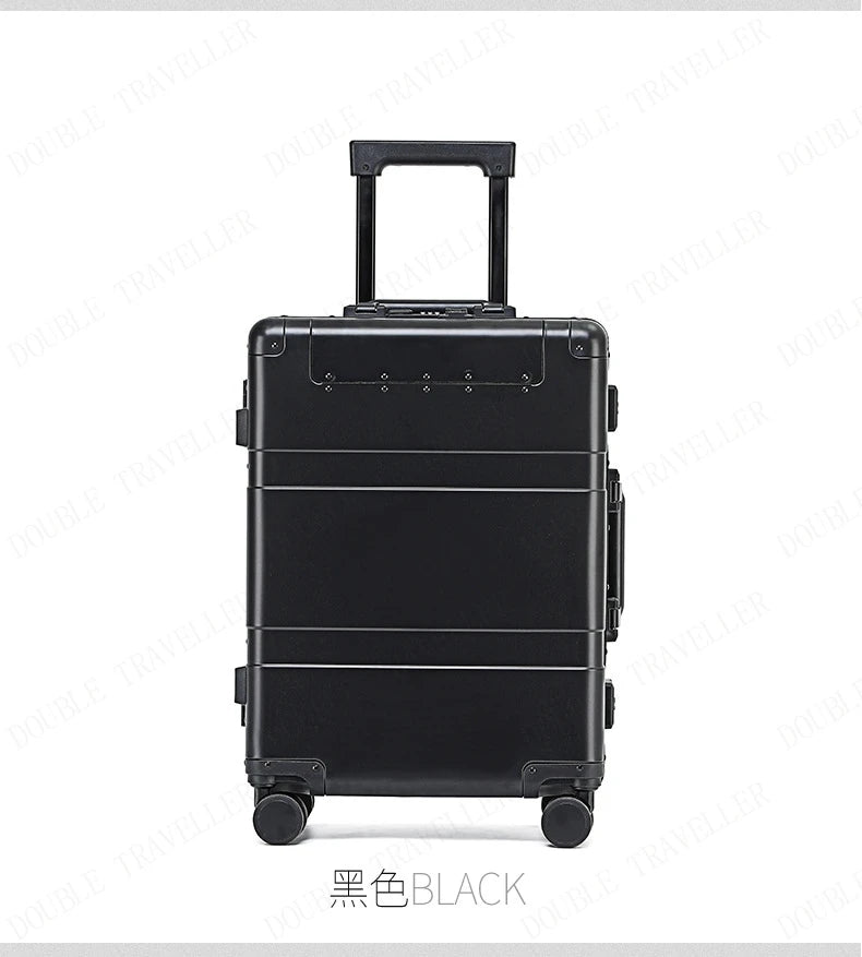 The Latest All Aluminum Travel Luggage High Quality Trolley Suitcase 20 Inch Carry on Luggage Men's and Women's Luggage