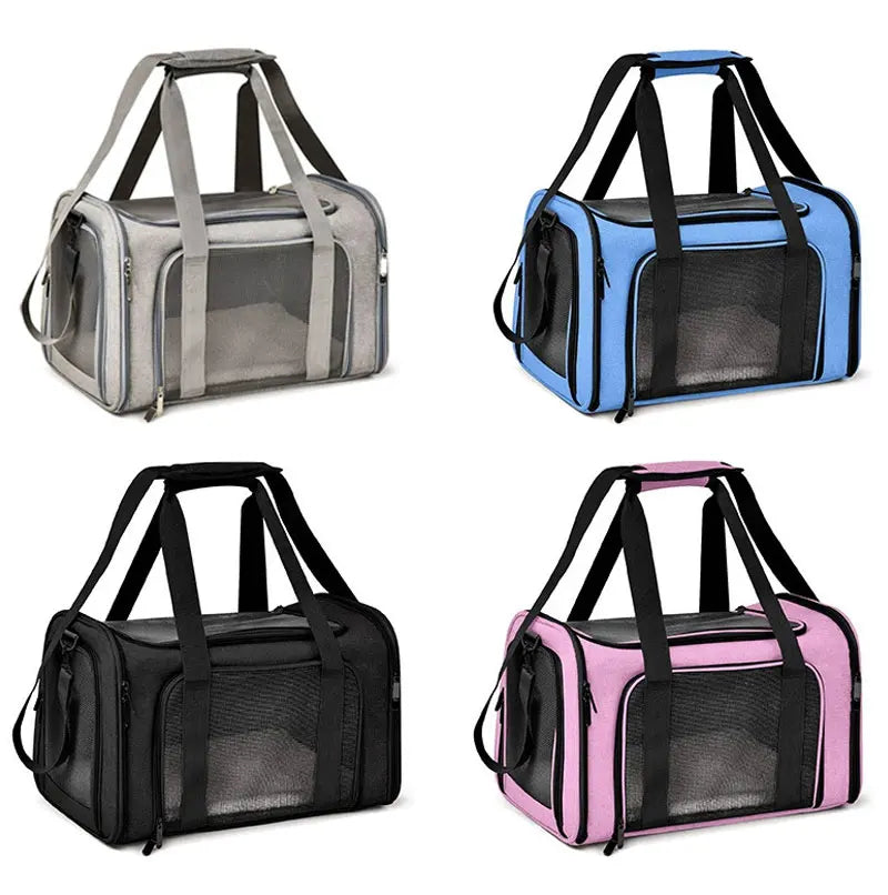 Dog Cat Carrier Bag Pet Puppy Travel Bags Breathable Mesh Small Dog Cat Dogs Outdoor Tent Carrier Outgoing Pets Bag Handbag