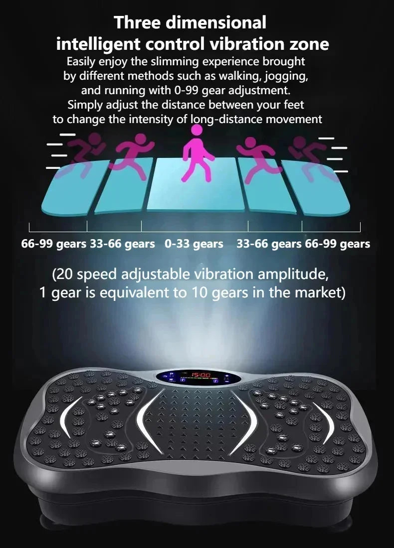 Home Fitness Fat Slinger Shaping And Weight Loss Station Vertical Vibration Machine Portable Fitness Equipment