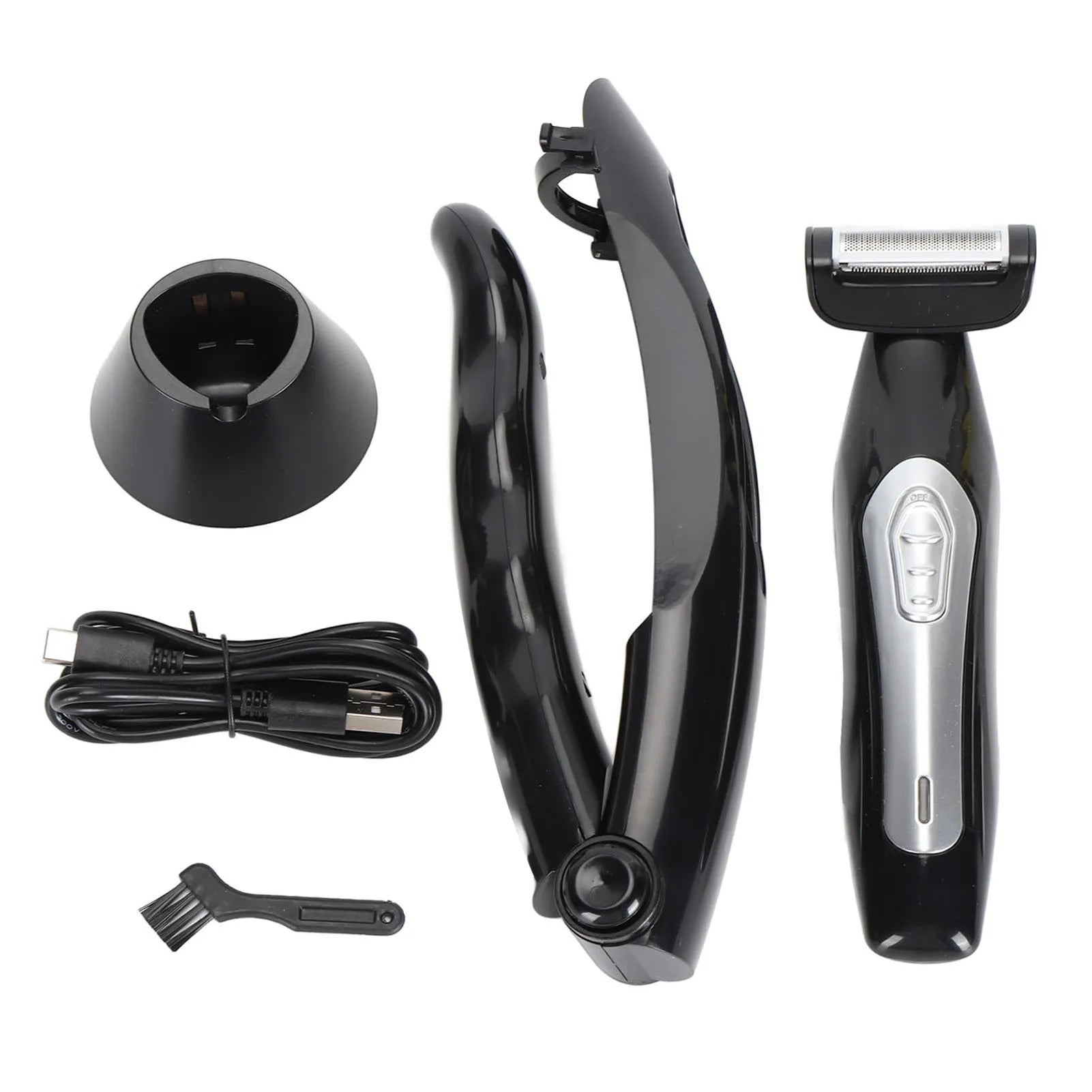 Back Groomer for Men Back Trimmer for Men Extreme Reach Removable Handle Power Burst Wet Dry Use Men Back Groomer