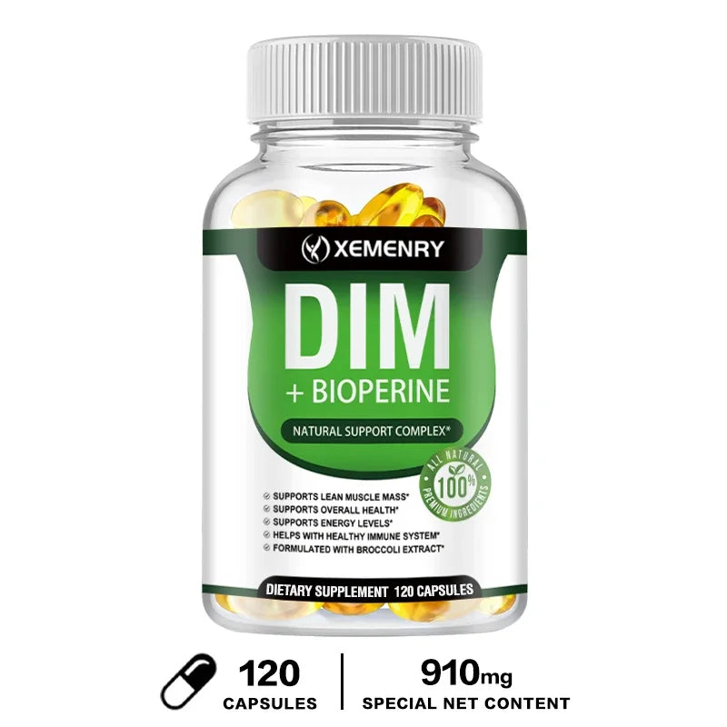 DIM Supplement- for Hormone Balance, Menopause and Prostate Health, Improve Sleep and Promote Metabolism
