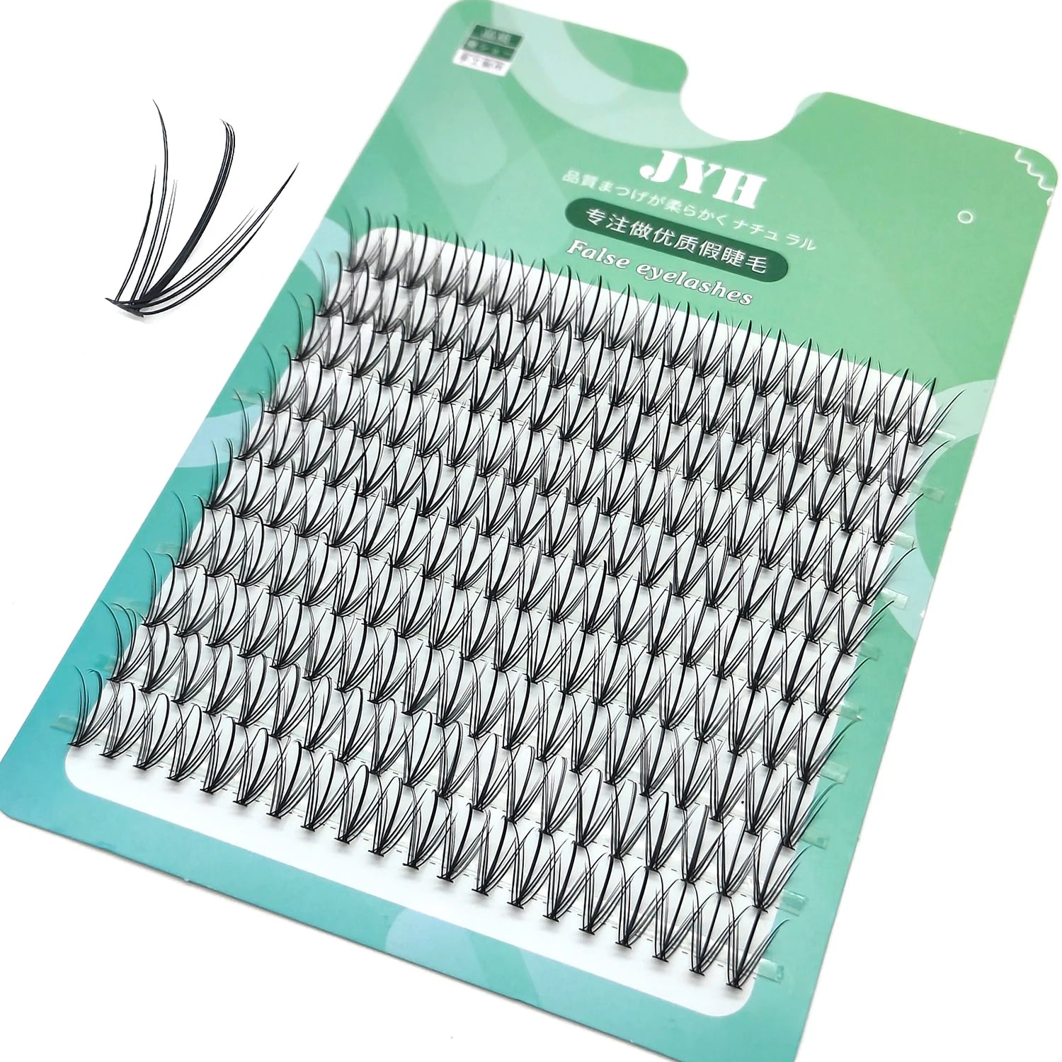 3DFluffy Single Cluster False Lashes Premade Volume Fans Individual Eyelash Segmented Natural Fake Lash For Eye Extension Makeup