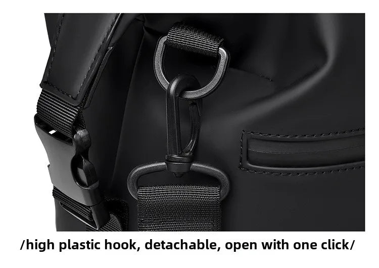 New Cross-border Large Capacity Men's Business Travel Tote for Commuting, Water-resistant Gym Bag for Sports and Fitness