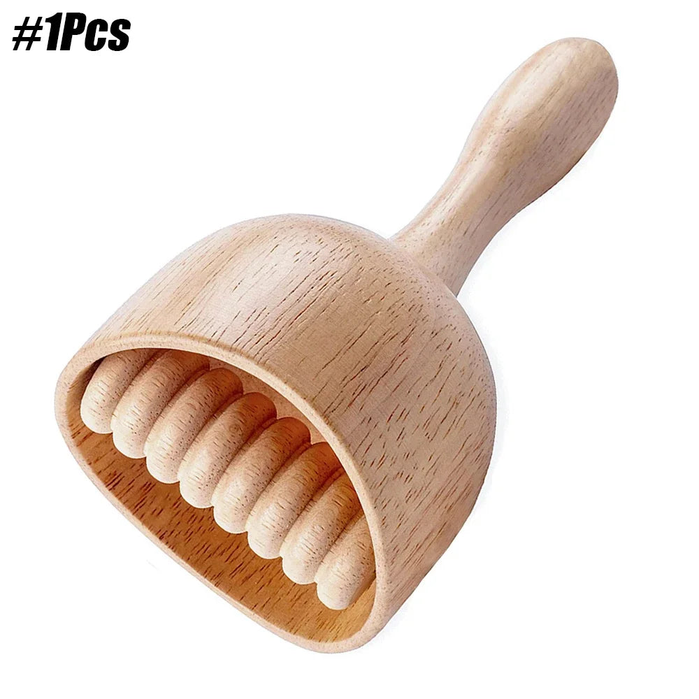 Wood Therapy Massage Roller Stick Wood Massage Cup Wooden Lymphatic Drainage Gua Sha Tool Body Shaping Muscle Massage Relaxation