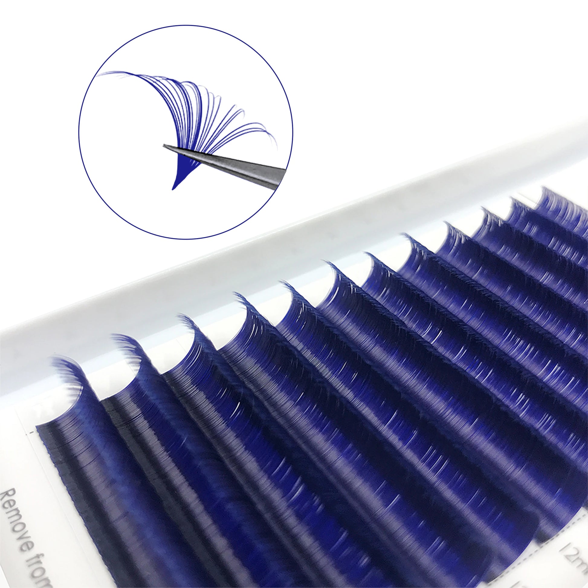 Dark Brown Easy fan Eyelash Extension Mix Mink Individual Ombre Eyelash Lashes High Quality Colorful Blooming Lashes Extension