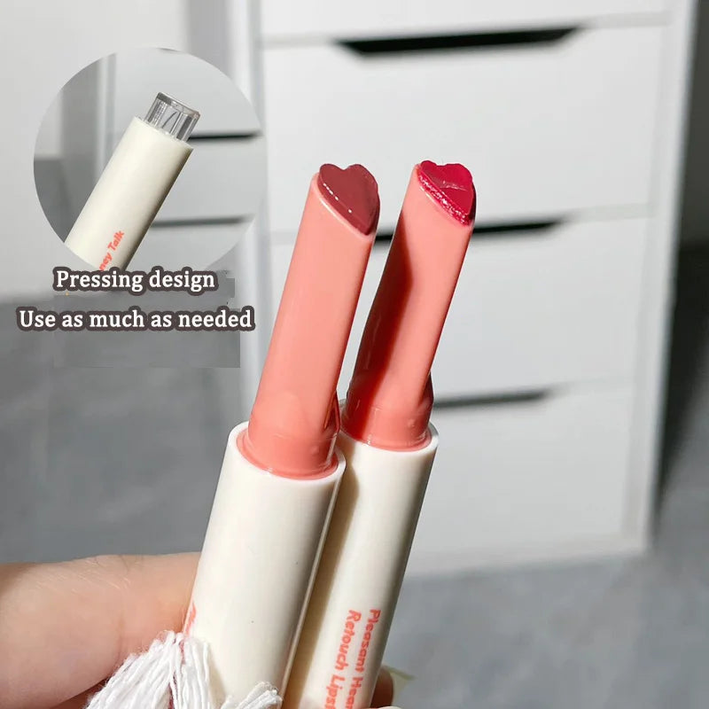 Crystal Honey Solid Lip Glaze Nude Rose Brown Plumping Lip Gloss Moisturising Jelly Tinted Lip Balm Hydrating Black Tea Lipstick