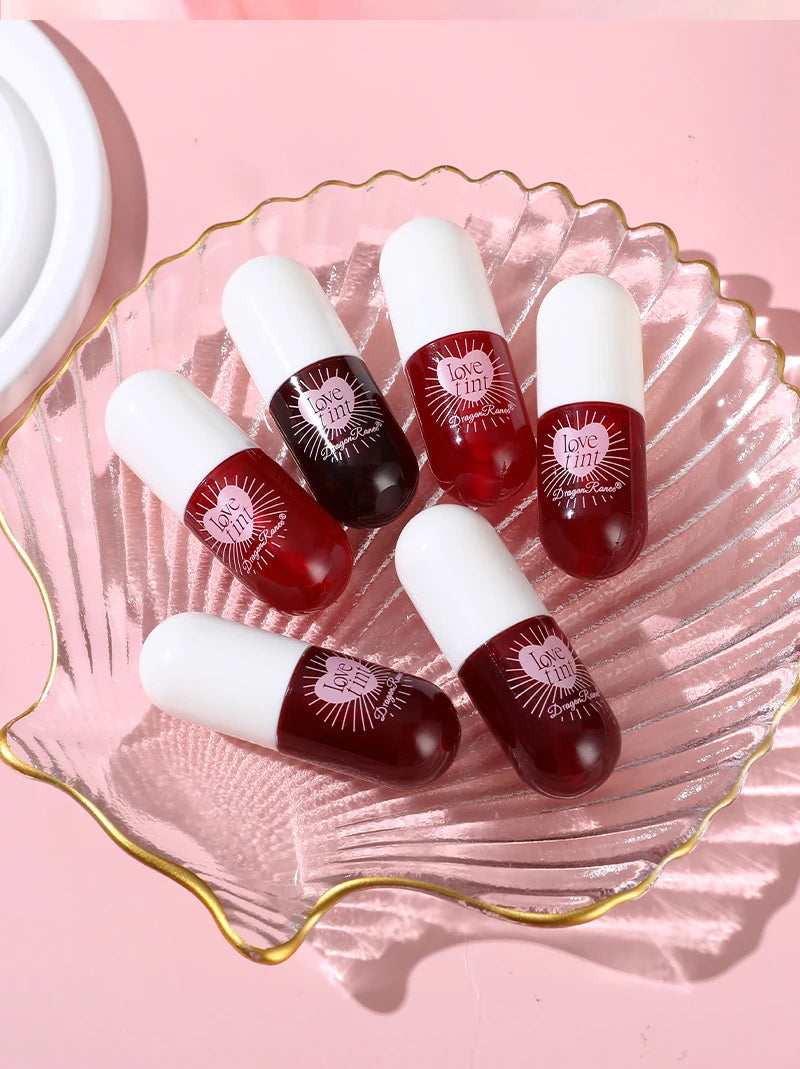 Mirror Lipstick, Water-Dyed Lip Liquid, Lip Glaze, Water-Glossy Mirror Glass Lipstick, Long-Lasting, Not Easy to Stick to the Cup, Lip Glaze, Light and Compact Lip Glaze