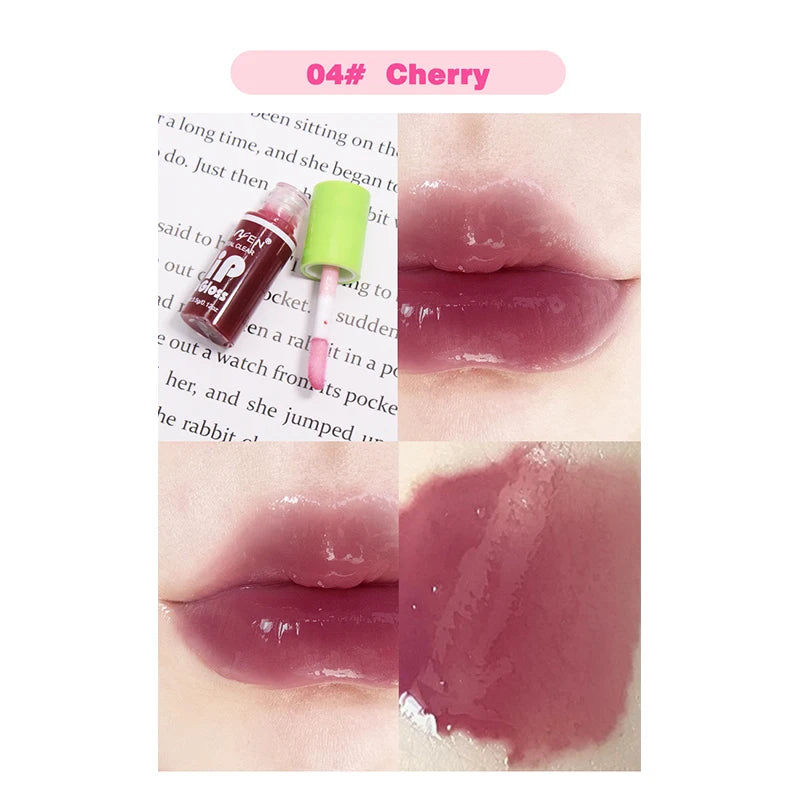 6pcs Moisturizing Min Plump Lips Lipgloss Transparent Lip Oil Sexy Lip Cosmetics For Make Up Liquid Lipstick Lips Cosmetics Gift