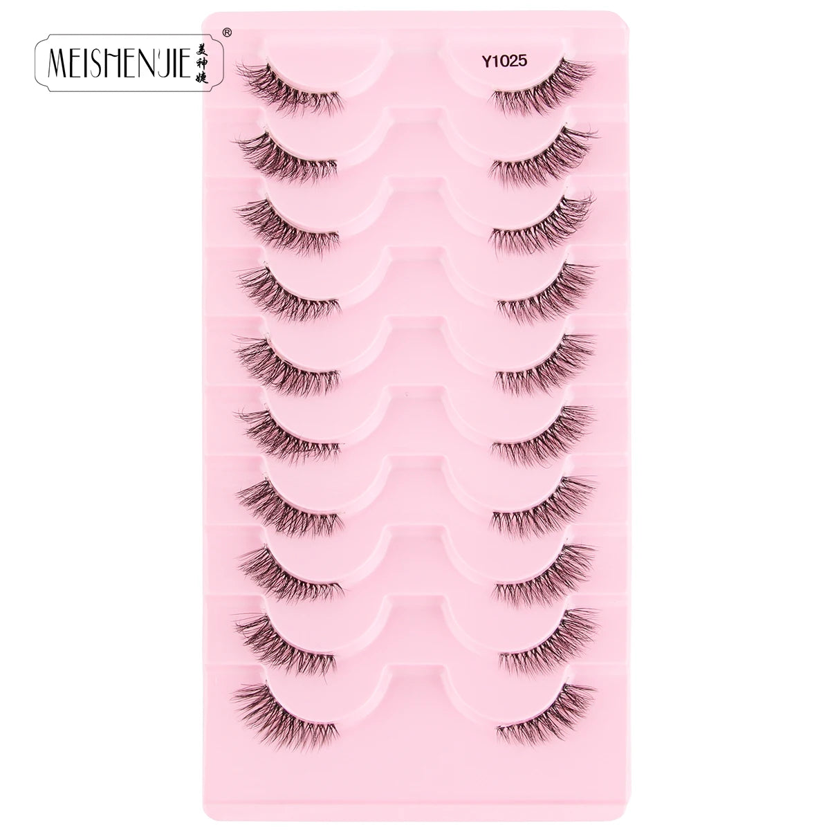 Fake Eyelashes Hot 3/10 Pairs Half Lashes Cat Eye Natural Long Fluffy 3D Mink Lashes Handmade Make up Tools maquillaje Faux Cils