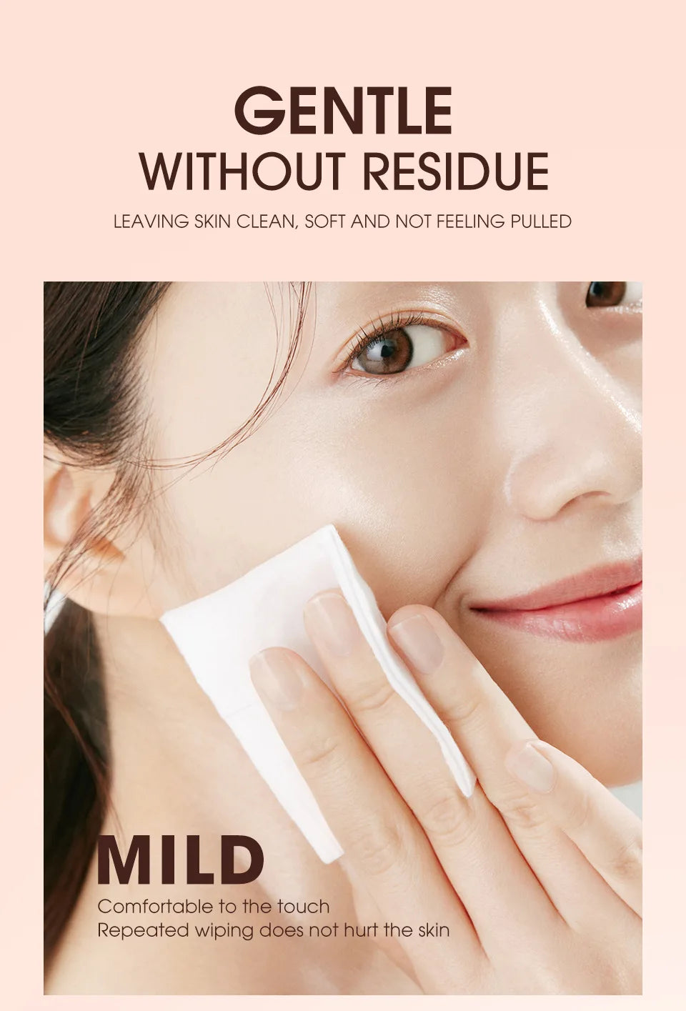 5/10pcs Makeup Remover Deep Cleaning without Residue Make up Wipes Nourishing Plant Extracts Easy Remover Eyes Lips Makeup