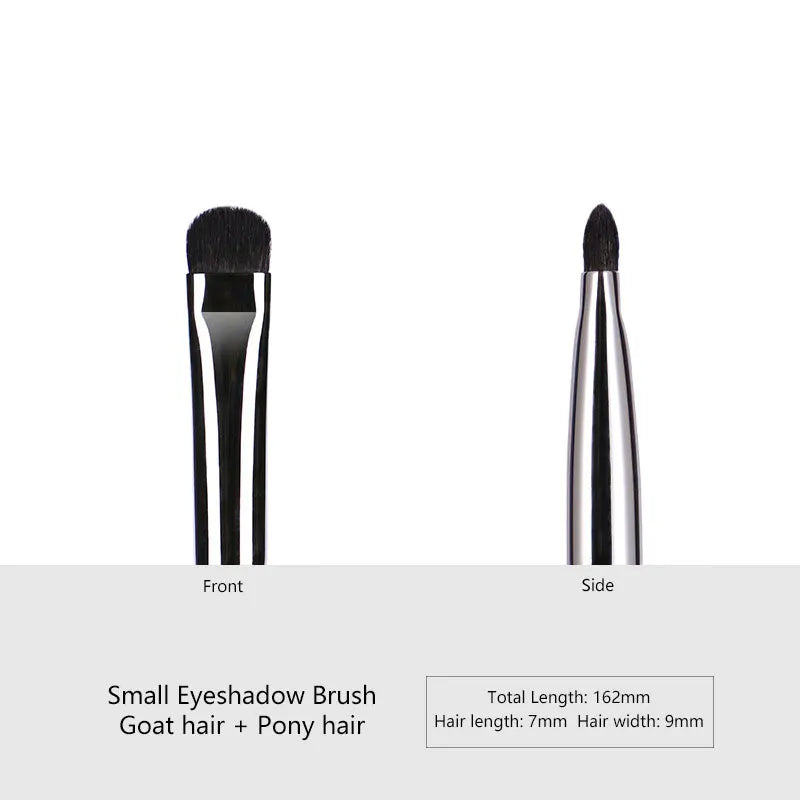 1pc High end Animal Hair Detail Eyeshadow Makeup brushes Highlight Make up brushes Eye Shadow Conceal Ebony Handle pencil beauty