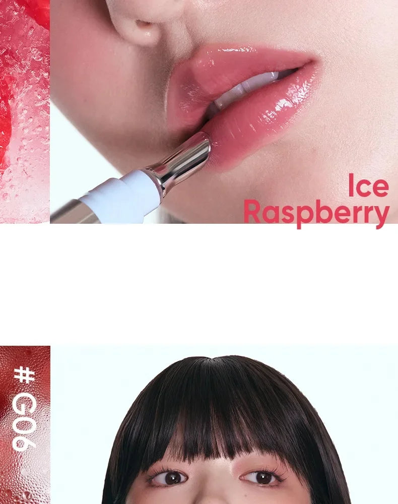Judydoll Ice Diamond Essence Lip Gloss Oil Mirror Water Light Lip Tint Fading Lip Lines Lipstick Moisturizer Lip Plumping Makeup