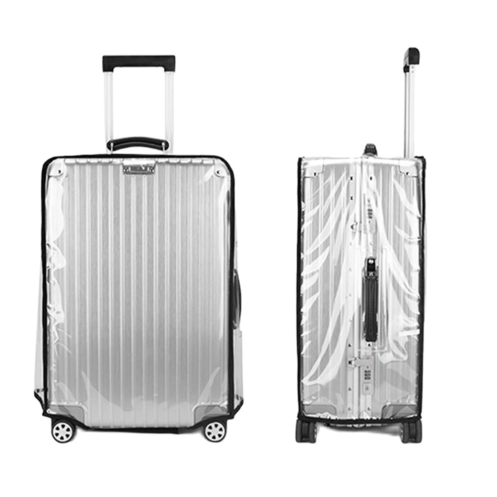 20-30inch Luggage Cover Transparent Luggage Protector Case PVC Trolley Case Cover Waterproof Wheeled Suitcase Travel Accessories