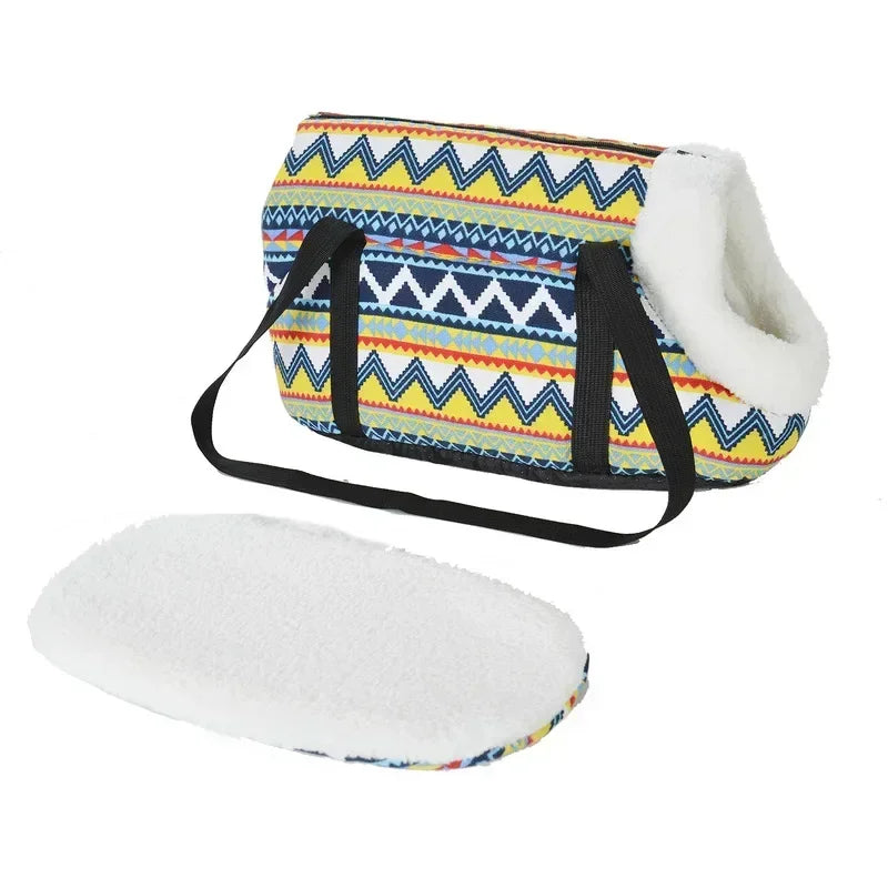 Classic Pet Carrier for Small Dogs Cozy Soft Puppy Cat Dog Bags Backpack Outdoor Travel Pet Sling Bag Chihuahua Pug Pet Supplies