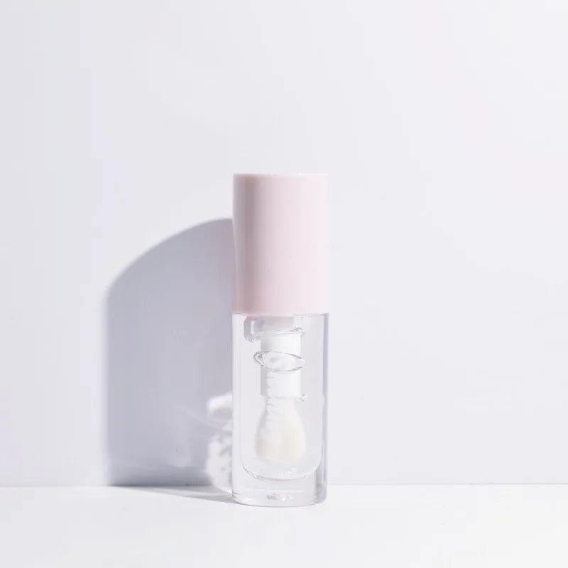 Translucent Black Sugar Lip Oil Water Gloss Jelly Mirror Lip Glaze Lipstick Lip Make Up Women Beauty Nonstick Cup  Lip Gloss