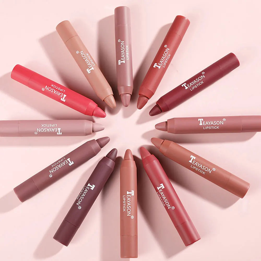 Waterproof Lipliner Pencil Matte Velvet Lip Liner Pen Outline Lip Shape Lipstick Pen Long Lasting Non-stick Cup Makeup Cosmetics