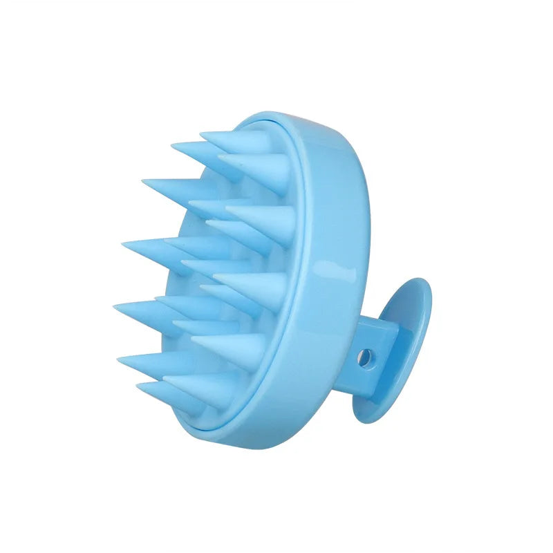 Silicone Scalp Scrubber Hair Shampoo Brush, Head Scrubber Hair Wash Brush Cleansing Dandruff Brush