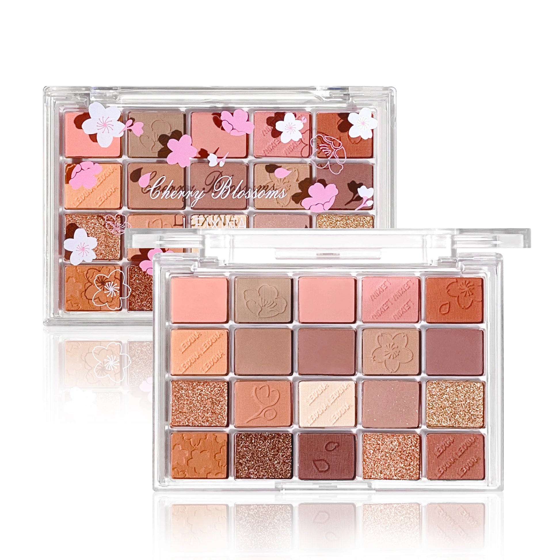 20-Color Eyeshadow Palette with Glitter, Shimmer, and Matte Finishes – Instagram Makeup Palette