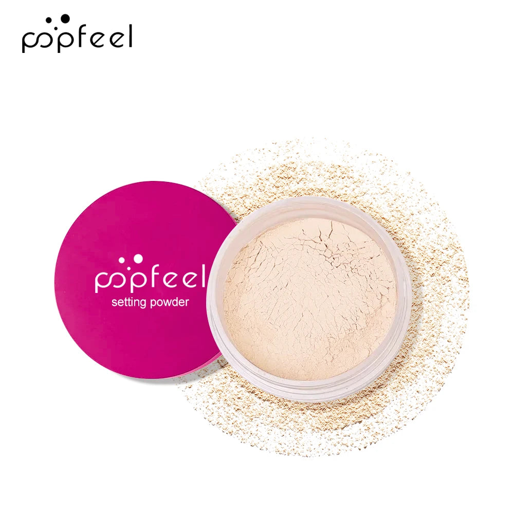 POPFEEL Setting Powder Loose Powder Lightweight Creates Soft Focus Effect Long-Lasting