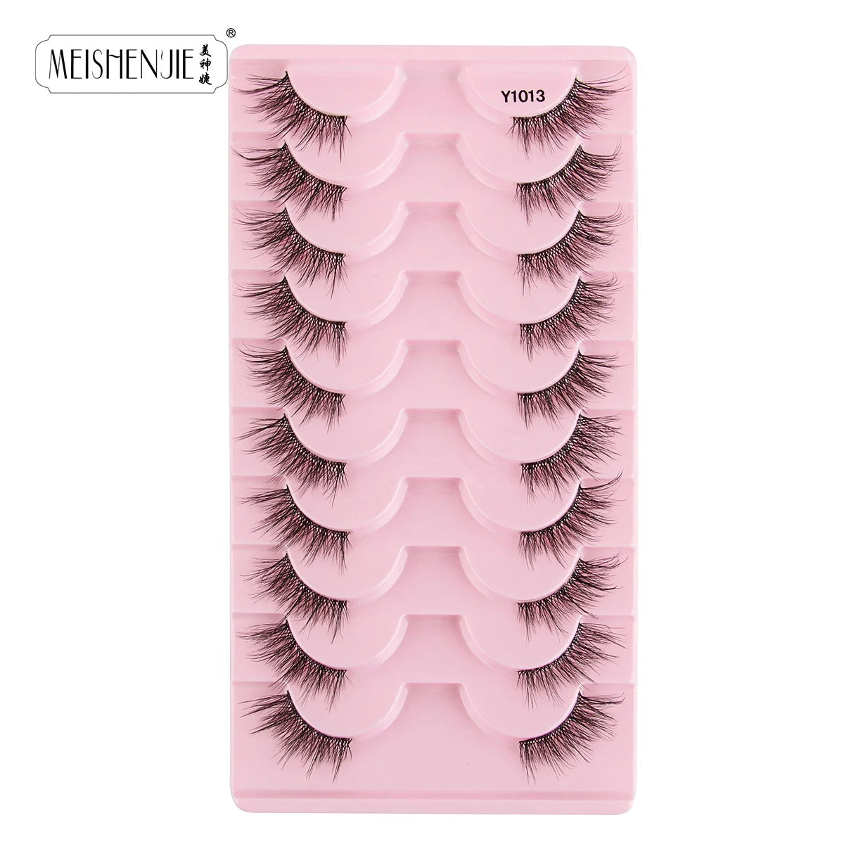 Fake Eyelashes Hot 3/10 Pairs Half Lashes Cat Eye Natural Long Fluffy 3D Mink Lashes Handmade Make up Tools maquillaje Faux Cils