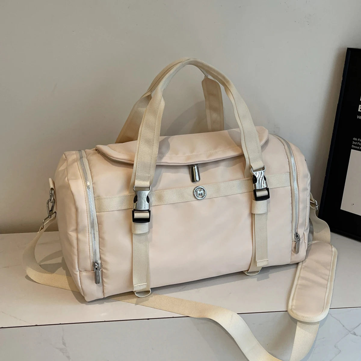 New Travel Bag, Large Capacity, Shoulder Hand Luggage Bag, Travel Storage Bag, Business Trip Boarding Bag, Sports Fitness Bag