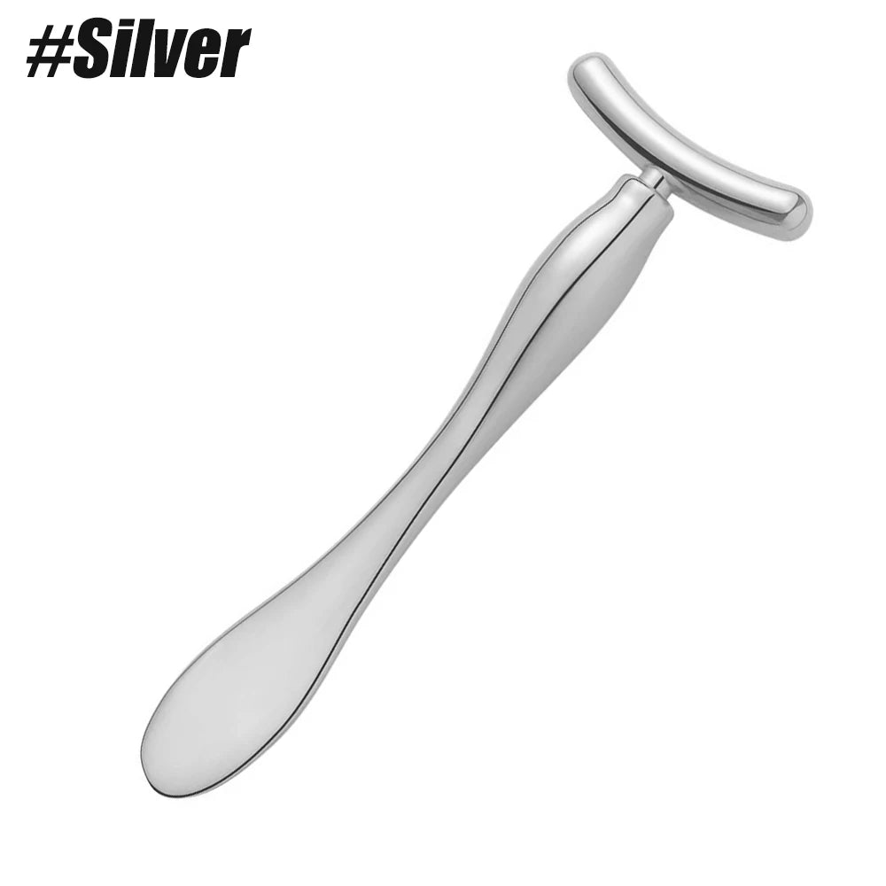 1Pcs Metal Makeup Spatula Mini Spoon Eye Cream Massage Sticks Beauty Scoop for Facial Cosmetic Face Cream Reduce Eye Wrinkles