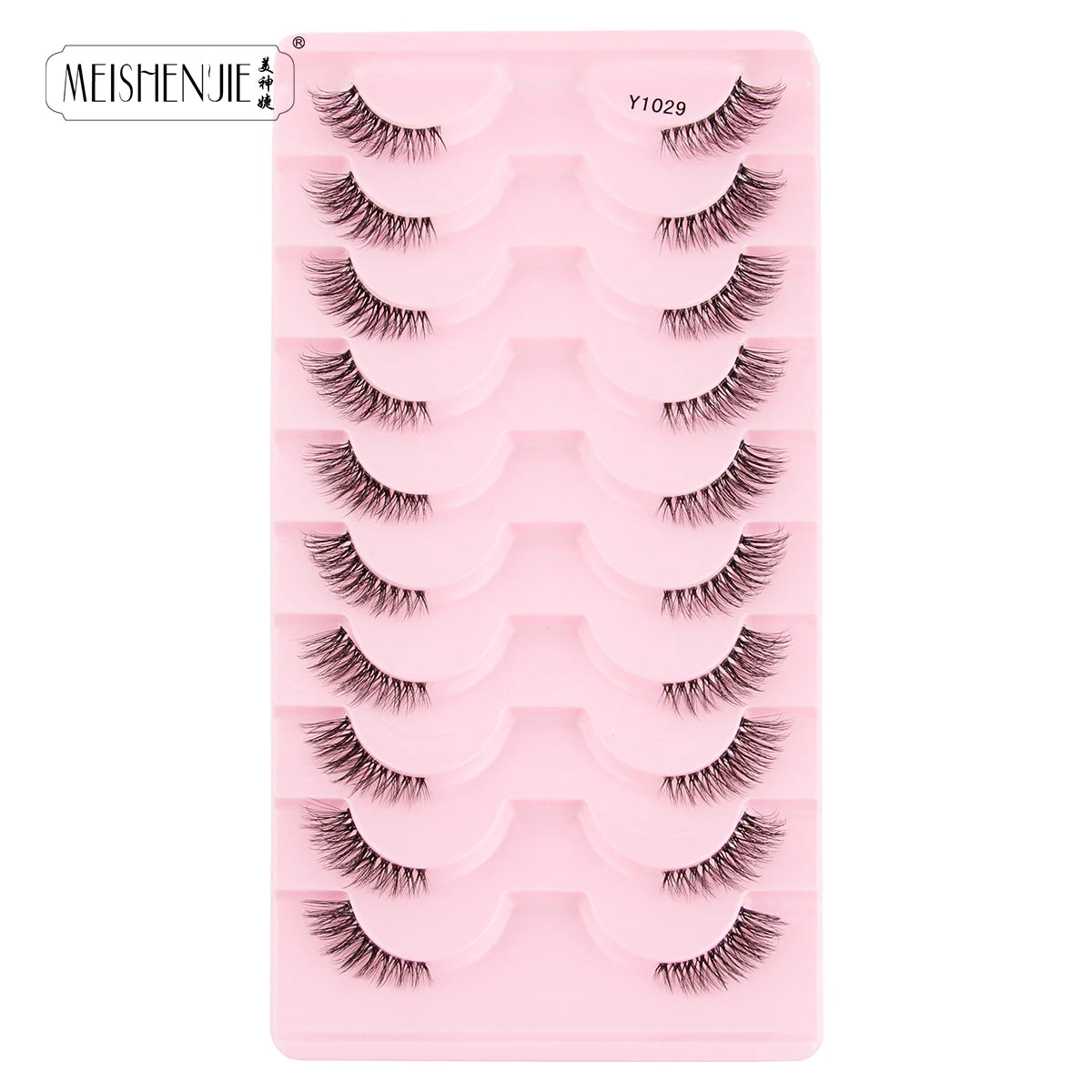 Fake Eyelashes Hot 3/10 Pairs Half Lashes Cat Eye Natural Long Fluffy 3D Mink Lashes Handmade Make up Tools maquillaje Faux Cils