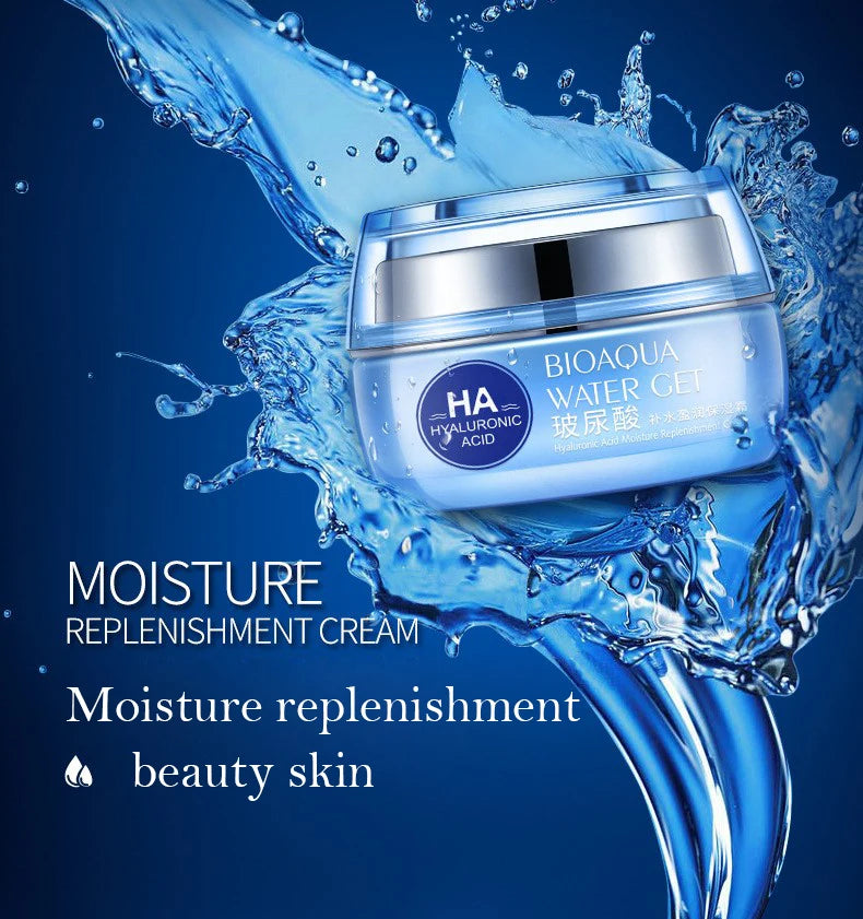 BIOAQUA Hyaluronic Acid Facial Care Face Cream Eye Cream Anti Eyes Bag Moisturizing Firming Day Creams Skin Care Kit