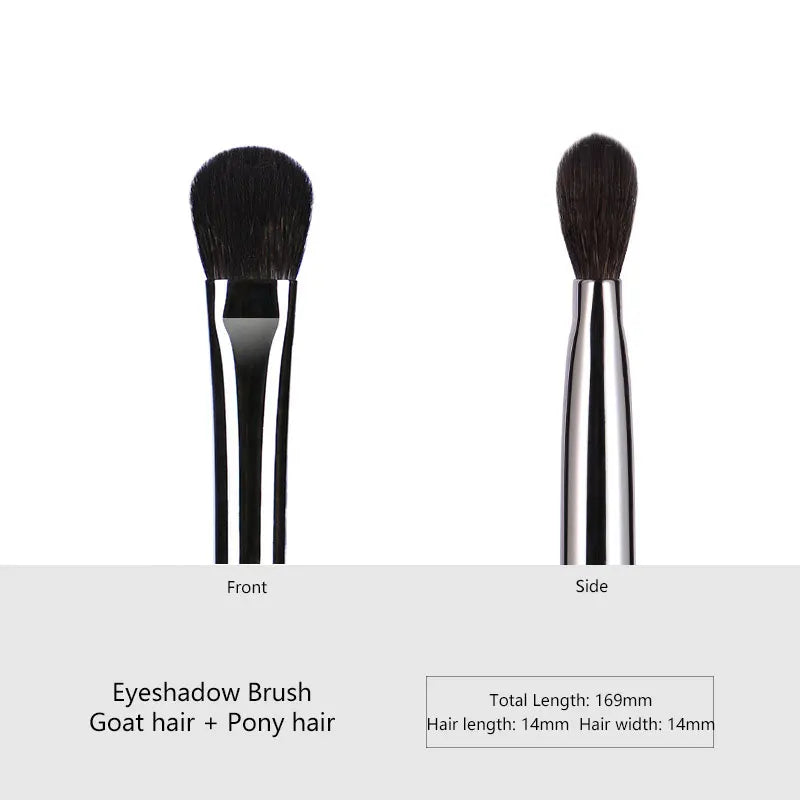 1pc High end Animal Hair Detail Eyeshadow Makeup brushes Highlight Make up brushes Eye Shadow Conceal Ebony Handle pencil beauty