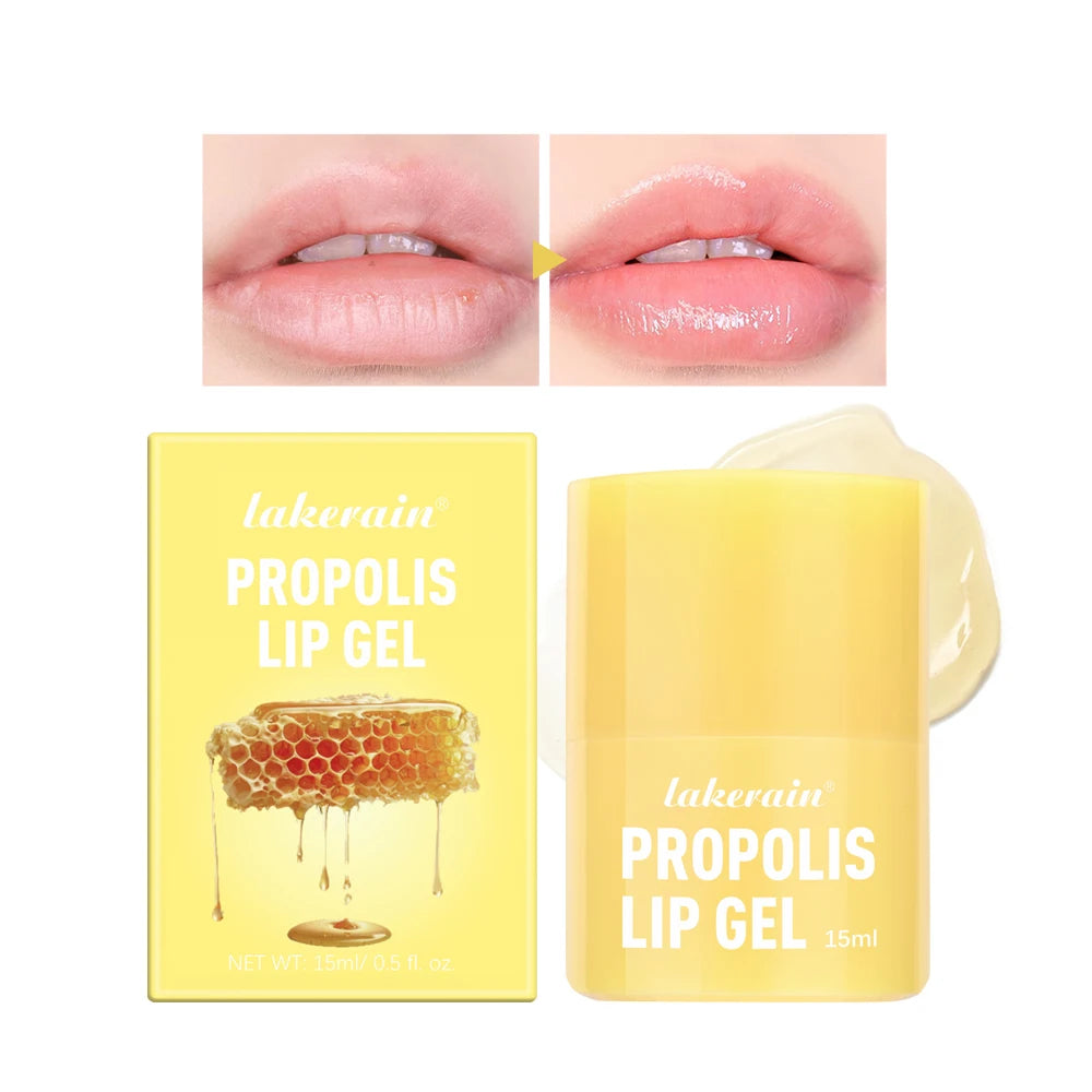 Honey Lip Hydrating Lip Balm & Mask 12hrs Long-lasting Moisture Butter Propolis Lipcerin Gentle Dispenser Exfoliation Twist Kore