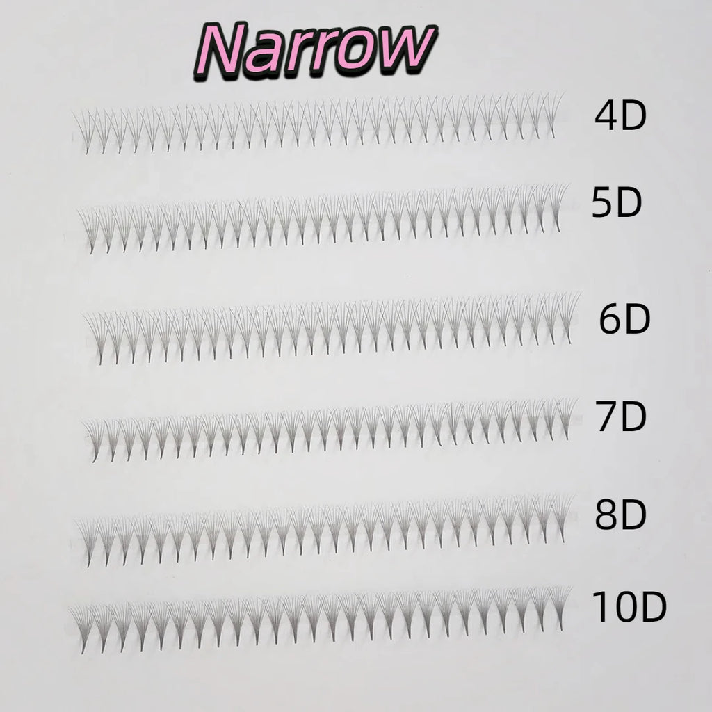 Narrow  1000 Fans False Eyelash  Korean Beauty Makeup Tools Ultra Speed  Lash Clusters 5D 6D 8D Eyelashes Books